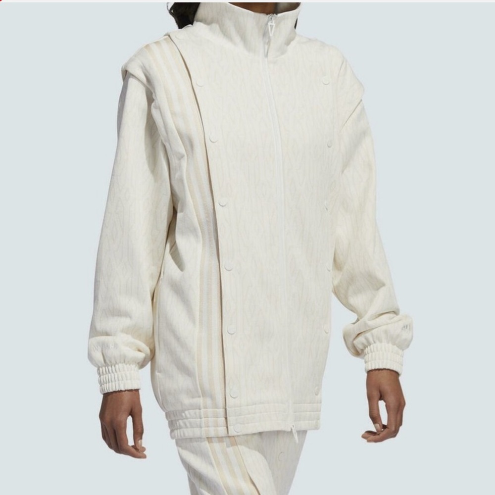 Adidas Ivy Park Core White Monogram Track Jacket (All Gender) H18993 medium